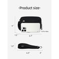 thumbnail image 3 of Cartera de pulsera WESTBRONCO acolchada de nailon con 3 monederos con cierre, 3 of 7