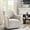 Cream, variant on 360 Degree Swivel Chair Cream - Metal Base, Solid Wood & Plywood Frame, No Assembly, Up To 300 Lbs Capacity Fabric, Attached Cushion, Max Weight