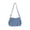 Blue, variant on Women's Denim Crossbody Bag Small Jean Purse Casual Shoulder Handbag with Multiple Zipper Pockets