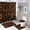 style-954, variant on 4 Pcs Shower Curtain Set Rug Toilet Lid Cover And Non-Slip U Shape Mat Orange And Black Tiger Stripe Pattern Waterproof Personality Pattern Bath Curtain Animal Skin Pattern for Bathtub Decor