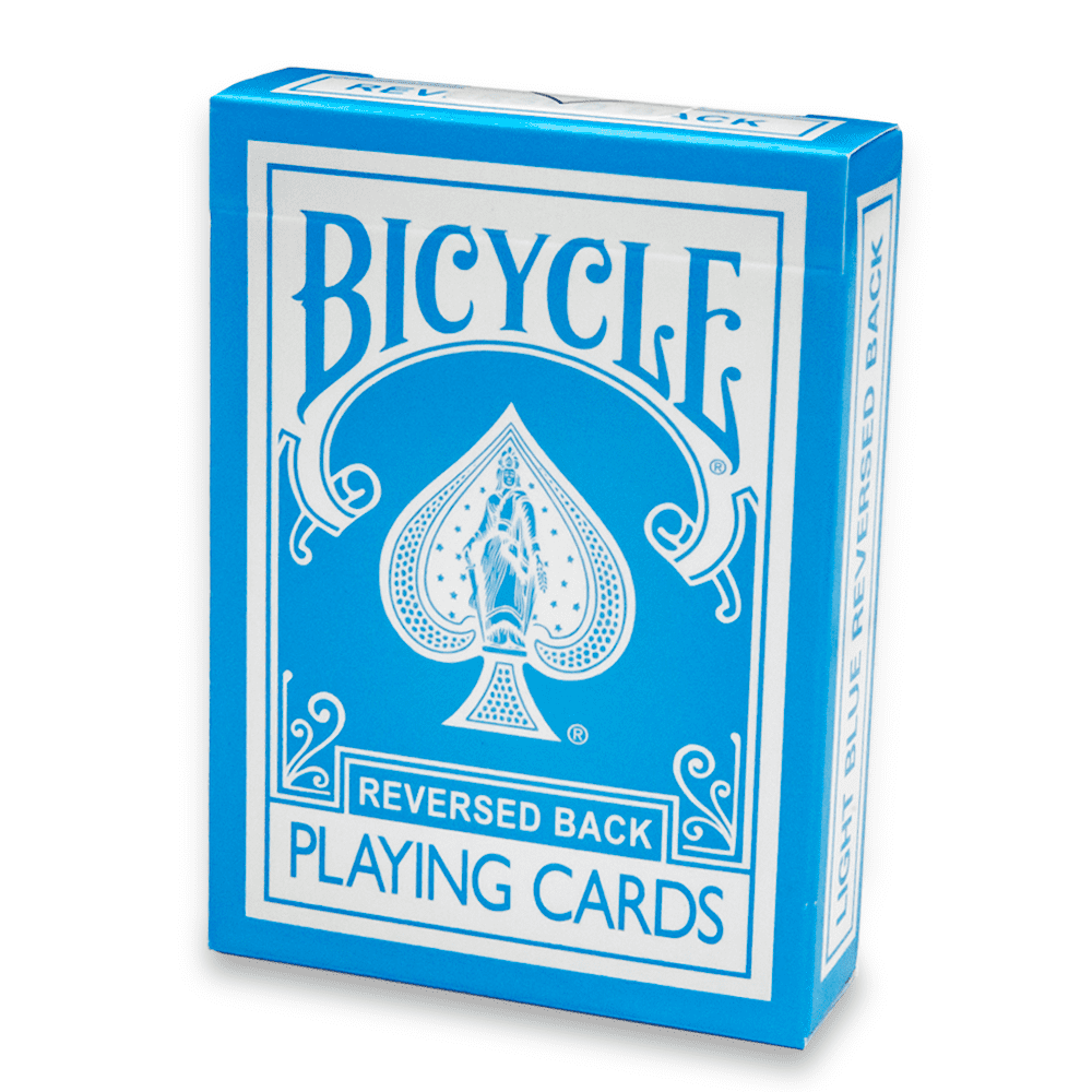 Light Blue Bicycle Back Playing Card deck - Walmart.com