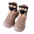 thumbnail image 1 of PEASKJP Unisex-Child Booties New Warm Cozy Fleece Baby Booties, Khaki 21, 1 of 4