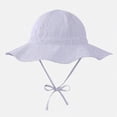 thumbnail image 2 of Gibobby Baby Sun Hat UPF 50+ Sun Protective Toddler Bucket Hat Cartoon Print Wide Brim Summer Outdoor Play Beach Hat for Boys Girls 12-18 Months 1T 2T 3T 4T 5T 6T(6-12 Months,Dark Blue), 2 of 4