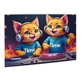 thumbnail image 2 of 500 Piece Jigsaw Puzzles For Adults DJ Cats 500 Piece Adult Jigsaw Puzzle Fun And Challenging Brain Teaser， Vibrant Illustrations & Quality Pieces， Great Gift Idea For Puzzle Lovers, 2 of 7