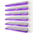 thumbnail image 1 of Organizador de esmaltes de uñas de pared YMVV, 38 cm, color morado, 1 of 7