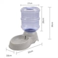 thumbnail image 2 of Bebedero Automático para Mascotas, Comedero Automático para Perros y Gatos, Recipiente para Almacenar Agua, Jarra, Suministros para Mascotas., 2 of 9