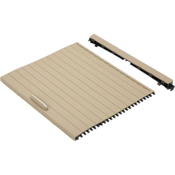 BINB ROAD Beige Center Console Cup Holder Tray Roller Blind Cover 16668038148N84 Compatible with Mercedes-Benz W166 GLS320 GLS350 ML350 GLE350