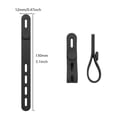 thumbnail image 2 of Lefu 10/15pcs Silicone Cable Ties Reusable Adjustable Organizer With Locking Buckle Home Improvement Building Hardware Cable Ties, 2 of 10