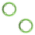 thumbnail image 4 of Juego de bielas Toystoory para bicicleta Piñón de Disco 104BCD 36T verde, 4 of 6