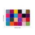 thumbnail image 3 of Kit de cuentas para hacer pulseras, semillas de vidrio hechas a mano, joyería artesanal para hacer collares Ndcxsfigh  libre de BPA, 3 of 9