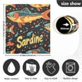 thumbnail image 5 of Yayeee Magnetic Dishwasher Cover for The Front Decoration Home Kitchen Machine Sticker Protector, Black Sardines Pattern, 5 of 6