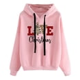 thumbnail image 1 of Tenues de Sortie pour Femmes Mode Décontractée Blouse Imprimée à Manches Longues Chandail Imprimé Hauts Chandails à Capuchon Tenues de Travail en Liquidation, 1 of 5