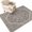 Charcoal, Taupe, variant on Beige Grey Boho Round Area Rug 6Ft Washable Circle Rugs for Bathroom Office, Retro Ethnic Tribe Abstract Art Non-Slip Carpet Floor Mats Indoor Outdoor Carpet Runner Aesthetic Home Decor