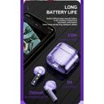thumbnail image 2 of Mecha Wind Transparent Case 5.3 True Wireless Game Low Delay TWS Factory Bluetooth Earphones(Orange), 2 of 5