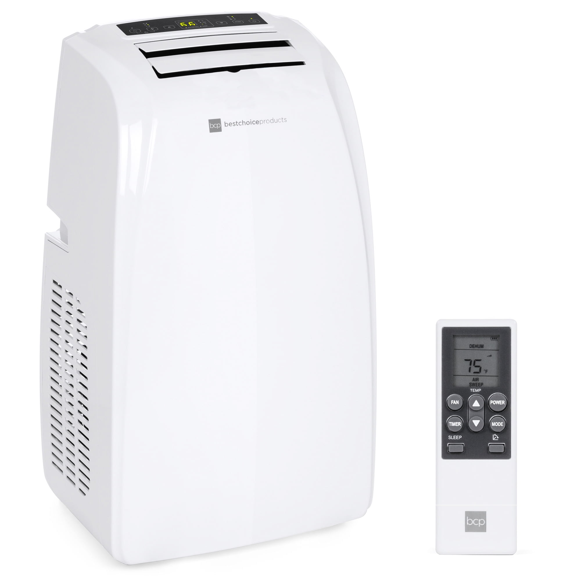 Best Choice Products 14,000 BTU Portable Air Conditioner Cooling Unit w/  Remote Control, Window Kit, 650 SqFt Capacity - Walmart.com