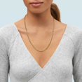 thumbnail image 3 of Women's Welry Radiant Rope™ Collection 3.8 mm Glitter Rope Chain Necklace in 14kt Yellow Gold, 22", 3 of 4