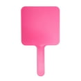 thumbnail image 5 of Unique Bargains 1Pc Large Square Handheld Mirror for Vacation Travel Use Rose Pink Large, 5 of 5