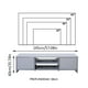 thumbnail image 3 of Mueble Mesa Para Tv Rack Madesa 2 Puertas Hasta 65 Gris, 3 of 8