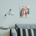 thumbnail image 2 of Stupell Industries Sitting On Stool with Bird Fun Expressive Fashion Wall Plaque, 13 x 19, Design by Pamela K. Beer, 2 of 6