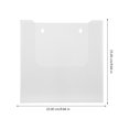 thumbnail image 2 of Wall Mounted File Holder Transparent Magazine Rack Office Paper Materials Rack, 2 of 8