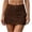 Brown, variant on Achuyrbd Womens Cargo Skirt Denim Mini Skirt High Waisted Double Button A Line with Pockets