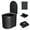 Black, variant on Luniquz Portable Toilet for Camping, Portable Potty for Adults, Porta Potty Travel Toilet Commode Bucket Toilet for Camping, Car, Travel, Outdoor, Hiking, Trips, Tent, Beach, Gray