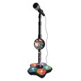 thumbnail image 1 of Micrófono de juguete para niños con soporte de altura, máquina de karaoke para niños y niñas con luz LED, micrófono ajustable y juguete musical para cantar., 1 of 8