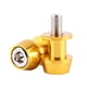 thumbnail image 2 of 2x2 Carretes Deslizantes De Brazo Oscilante CNC Universales Para Motocicleta De 8mm, Color Dorado 2 piezas, 2 of 8