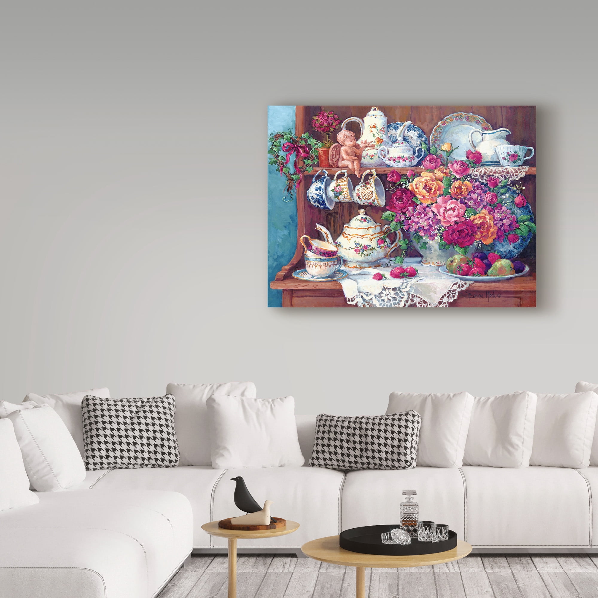 Trademark Fine Art 'A Touch Of Romance' Canvas Art by Barbara Mock