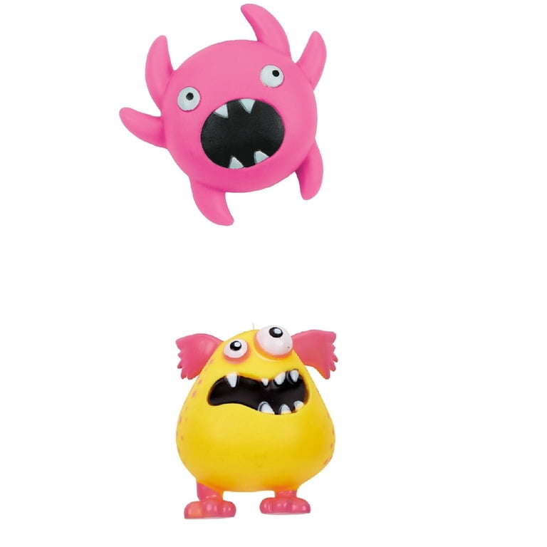 Cute Fun Latex Dog Toys Screaming Little Monster or Pink Haired