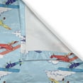 thumbnail image 6 of Ambesonne Vintage Airplane Valance & Curtain, Sketch Planes, 55"x24", Multicolor, 6 of 6