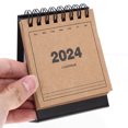 thumbnail image 4 of Mini Calendrier 2024 Petit Calendrier de Table Calendrier Décoratif Ornement de Bureau en Anglais, 4 of 9