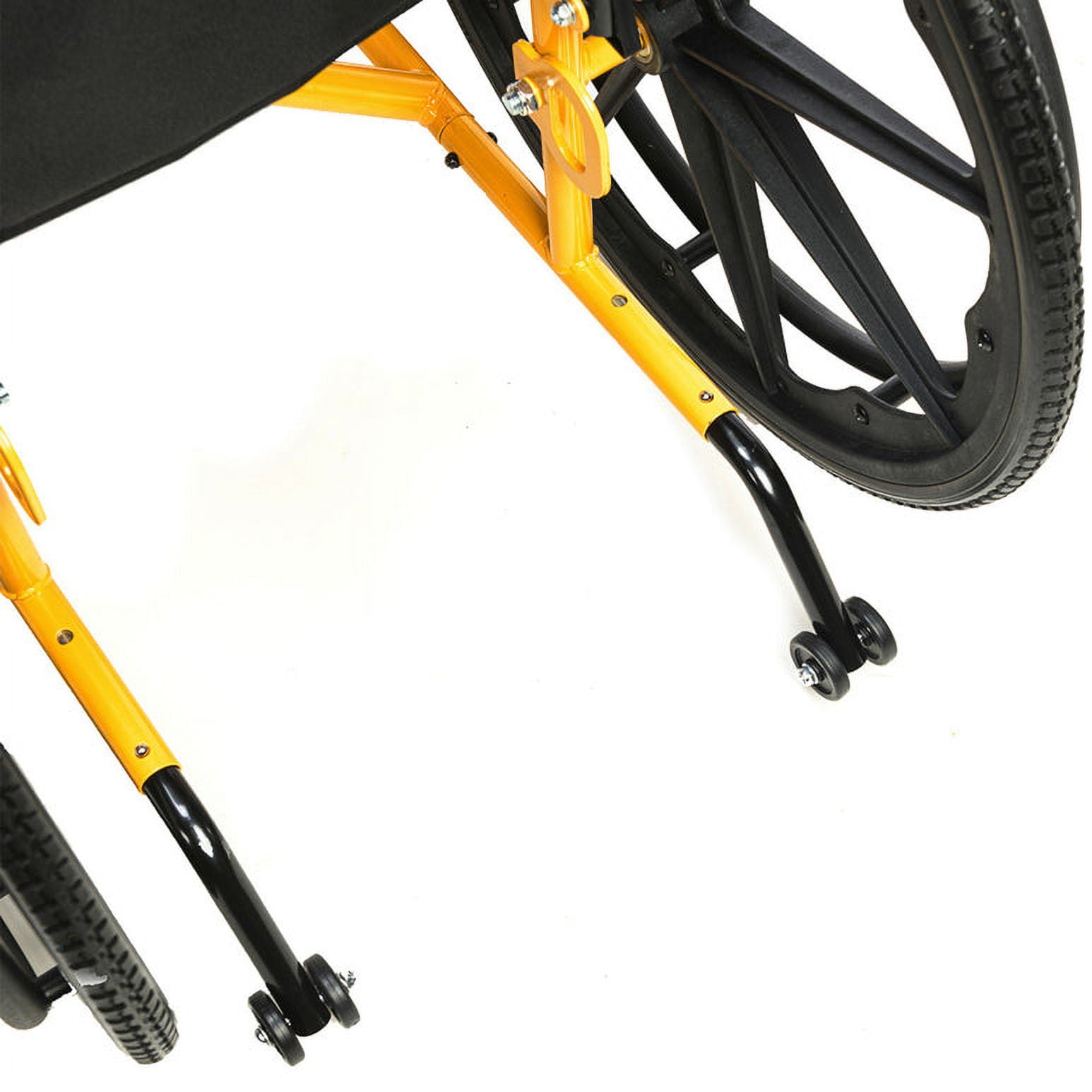 Smilez Pediatric Wheelchair Fun Lightweight Foldable Kids Wheelchair with Cushion Seat, Seat Belt and Anti-Tippers Included