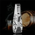 thumbnail image 1 of Windproof Inflatable Lighter Direct Lighter Metal Blue Flame Personality Lighter, 1 of 4