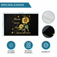 thumbnail image 6 of Sunflower Placemats Set of 6, Vintage Botanical Placemats for Dining Table, Place Mats for Kitchen Tabletop, Waterproof Wipeable Dining Table Mats Set, 6 of 9