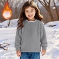 thumbnail image 5 of Mercatoo Boys Sh𝐞rpa Fleece Sweatshirt Crewneck Long Sleeve Pullover Tops Toddler Kids Solid Color Shirts Casual Trendy Tees Blouse, 5 of 9