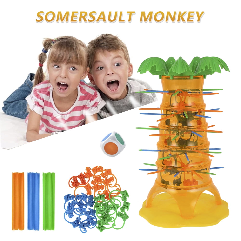 Toy Kids Tumble Monkey Tree Cheeky Crazy Trouble Game For Children Kids Fun Play 