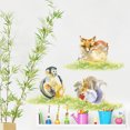 thumbnail image 3 of Coofit Wall Sticker Cute Cartoon Animals Wall Art Decal Wall Decoration for Kids Room, 3 of 10