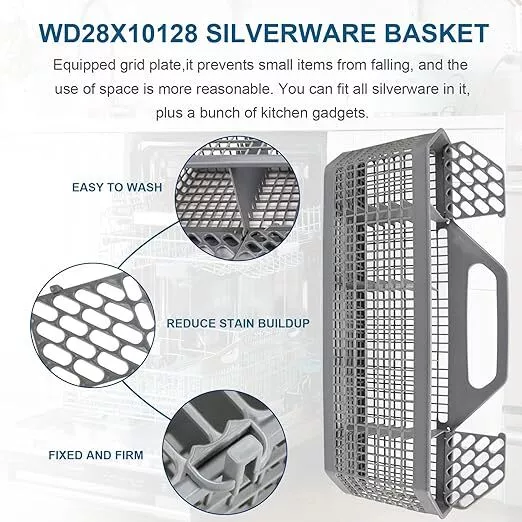 GE WD28X10128 Dishwasher Silverware Basket for GE AP3772889 1088673
