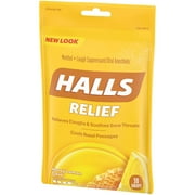 Halls Triple Soothing Action Cough Drops, Honey Lemon, 30 Ct (2 pack)