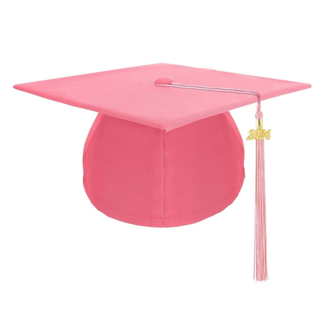 Graduation Cap with 2024 Tassel Black Graduation Cap Tassel for Graduation Cap 2024 for High School Bachelor Master Unisex Adult Grad Cap Graduation Cap Decorations Kit