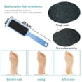 thumbnail image 2 of 4 Pcs Pedicure Rasp Dead Skin Remover Double Sided Foot Scrubber Heel Scraper Foot Scrub Care Tool, 2 of 5
