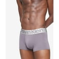 thumbnail image 4 of Calvin Klein Men's Reconsidered Steel Micro 3-Pack Trunk, Black, Grey Sky, Lake Crest, XL, 4 of 5