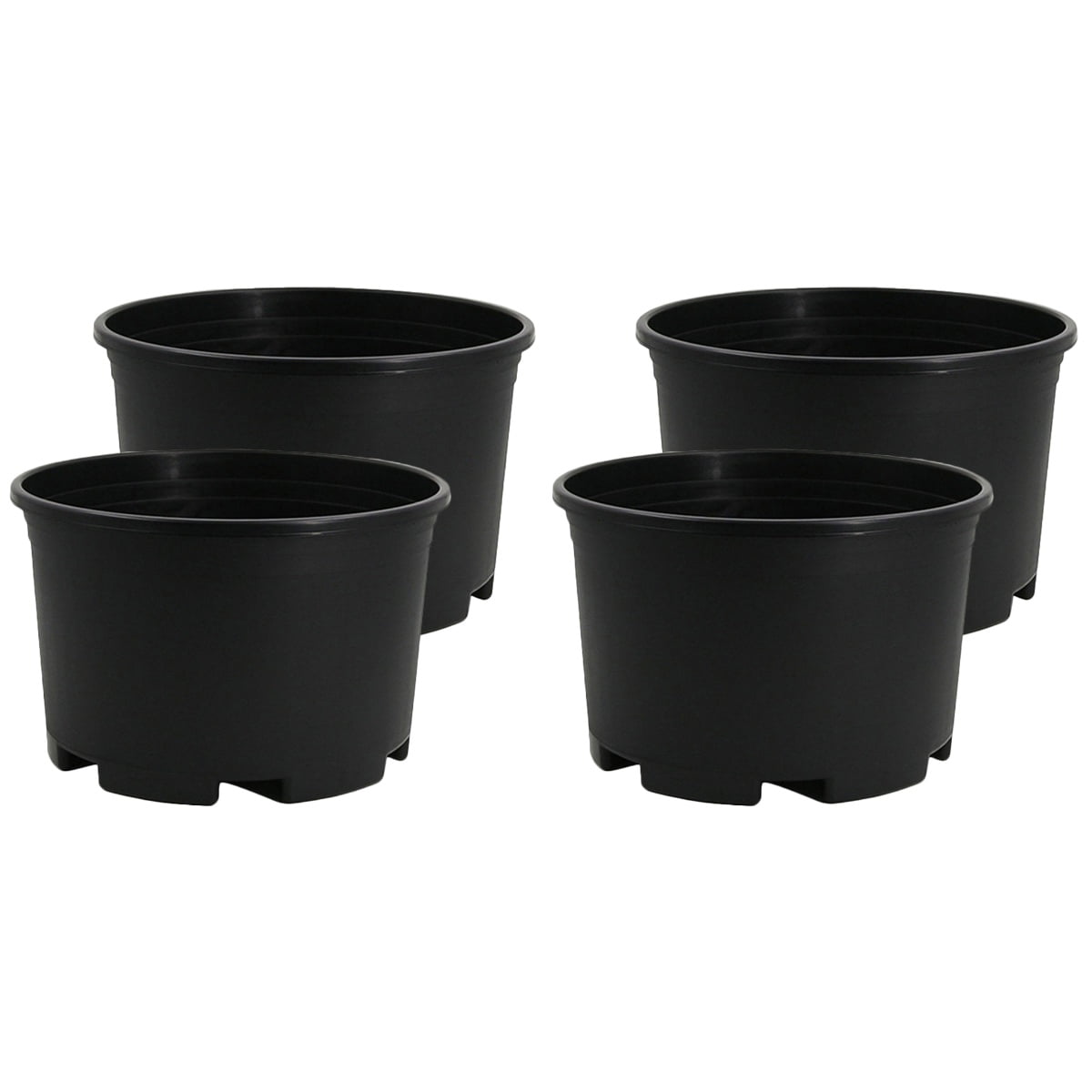 Raindrops 4 pcs  Extra Large Plastic Planter Gardening Plant Pot Portable Large Plant Flowerpot