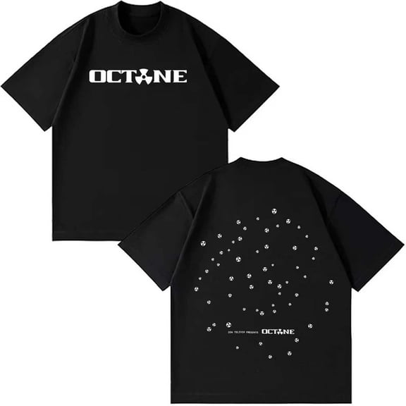 Dons Octanes 2026 Tour Tshirt Print Cotton Crewneck Tee for Men