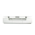 thumbnail image 2 of Modern White TV Stand, 20 Colors LED TV Stand w/Remote Control Lights, 2 of 4