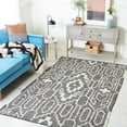 thumbnail image 2 of SAFAVIEH Natural Fiber Natalie Geometric Area Rug, Black/Ivory, 3' x 5', 2 of 8
