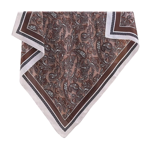 Jamicy Chiffon Scarf for Women Vintage Lightweight Satin Hair Scarves Silk Chiffon Scarf Headscarf for Women Fashion Scarves