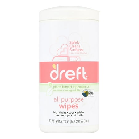 Photo 1 of 4PACK Dreft Multi Surface Wipes - 70 ct