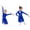 Royal Blue, variant on iiniim Girls Lyrical Dance Rhinestone Ballet Gymnastics Leotard Skating Dress Contemporary Dancewear Dusty Pink 6